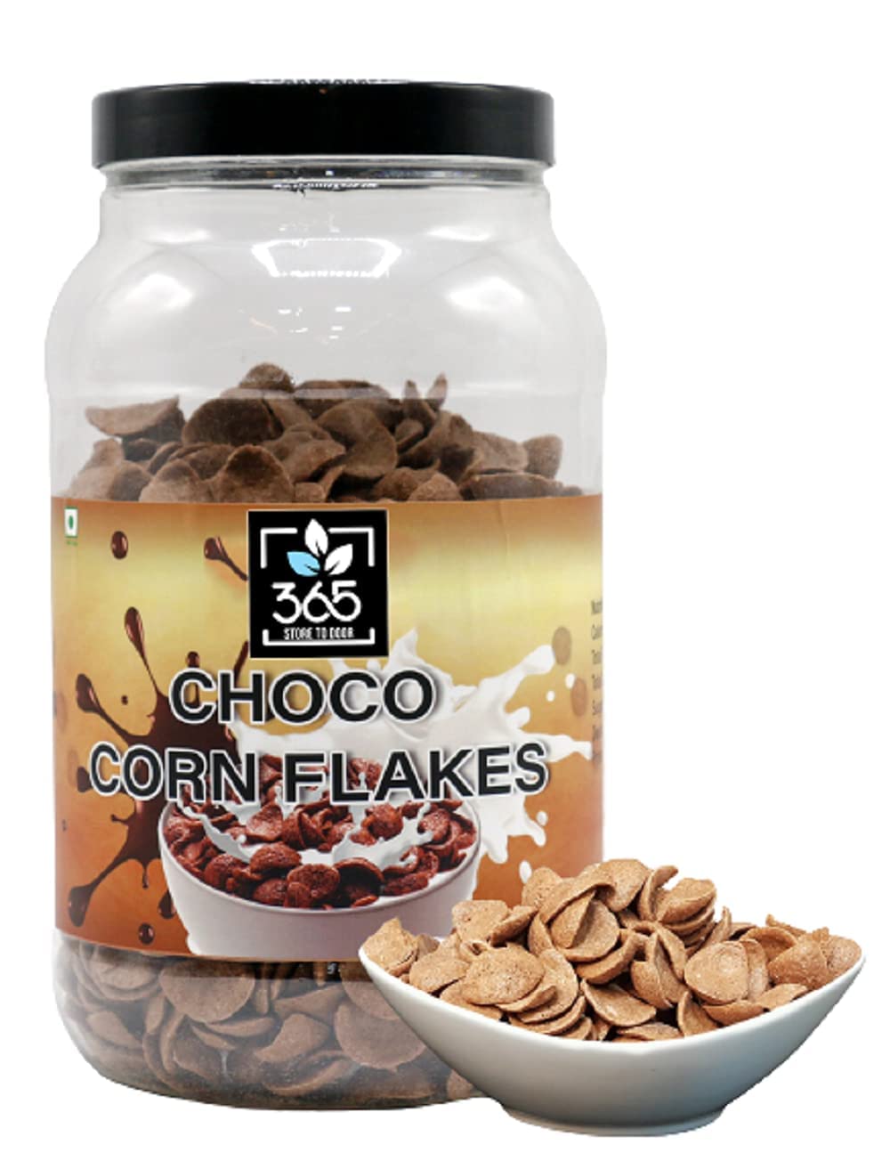Crunchy Choco Corn Flakes Cereal - 500g & 1000g Bulk Pack | High Protein Multigrain Breakfast Cereal with Calcium | Vitamin Enriched Healthy Snacks for Kids & Adults | Perfect for Morning Meals, Afternoon Snacks and On-the-Go Nutrition