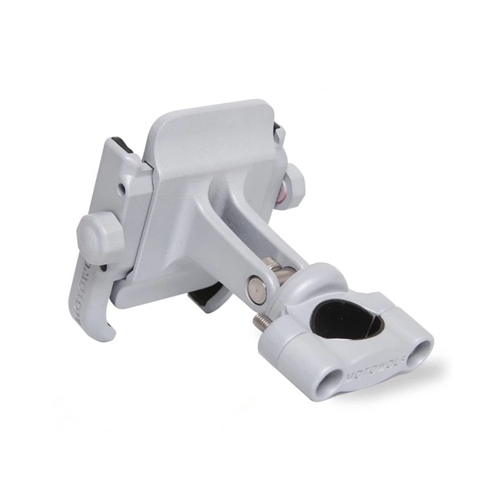 Universal Aluminum Alloy Bike Phone Mount - 360° Rotatable Motorcycle Handlebar Bracket for iPhone & Android (Black/Red) - Perfect for Cycling, Commuting & Outdoor Adventures
