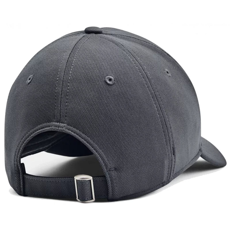 Under Armour Blitzing Adjustable Cap - Gray Baseball Hat for Men & Women - Perfect for Running, Hiking & Outdoor Sports