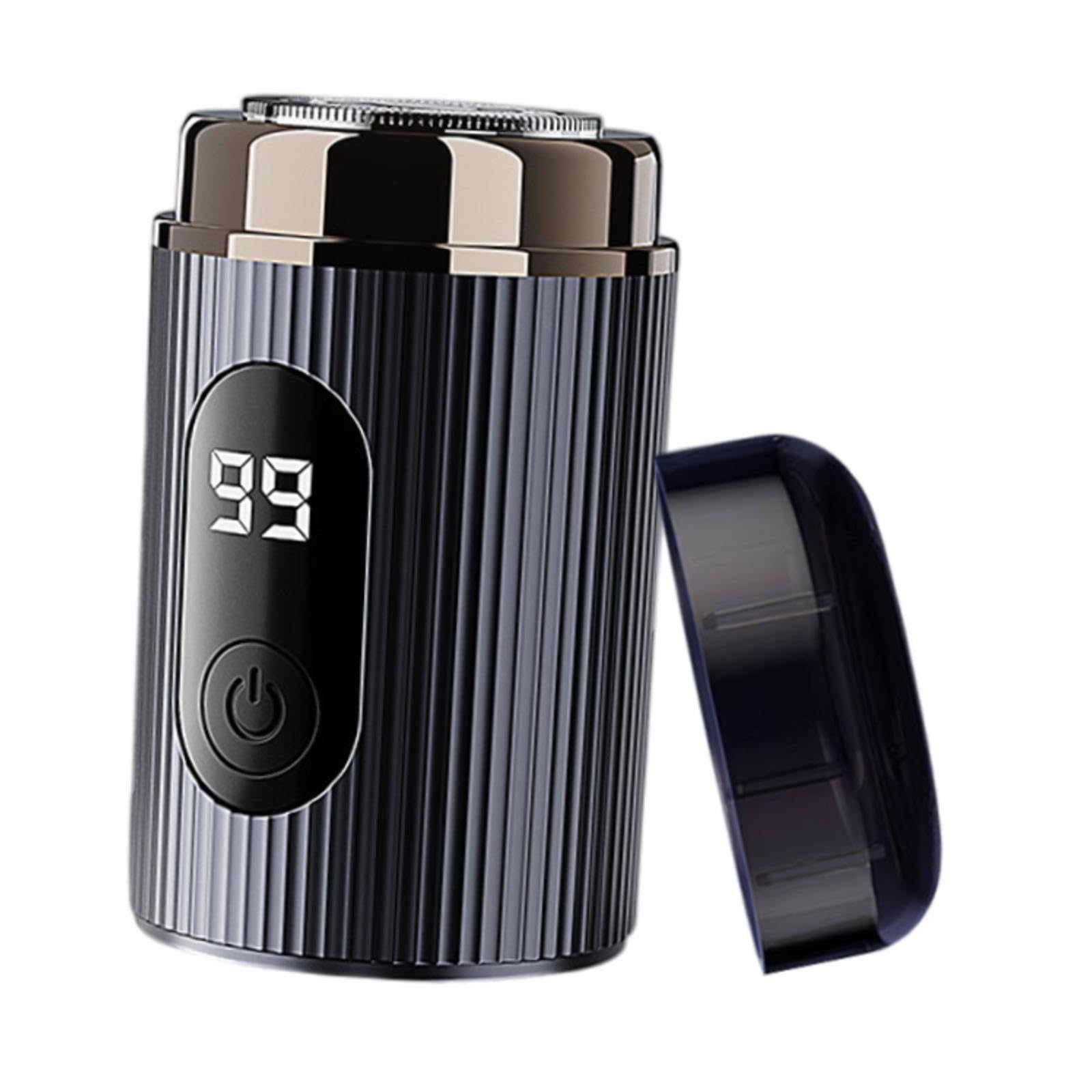 Professional Electric Shaver for Men - USB Rechargeable Beard Trimmer with Wet/Dry Dual Use, Portable Travel Shaver for Car & Home - Gray | Perfect for Grooming, Business Trips & Daily Shaving Routine