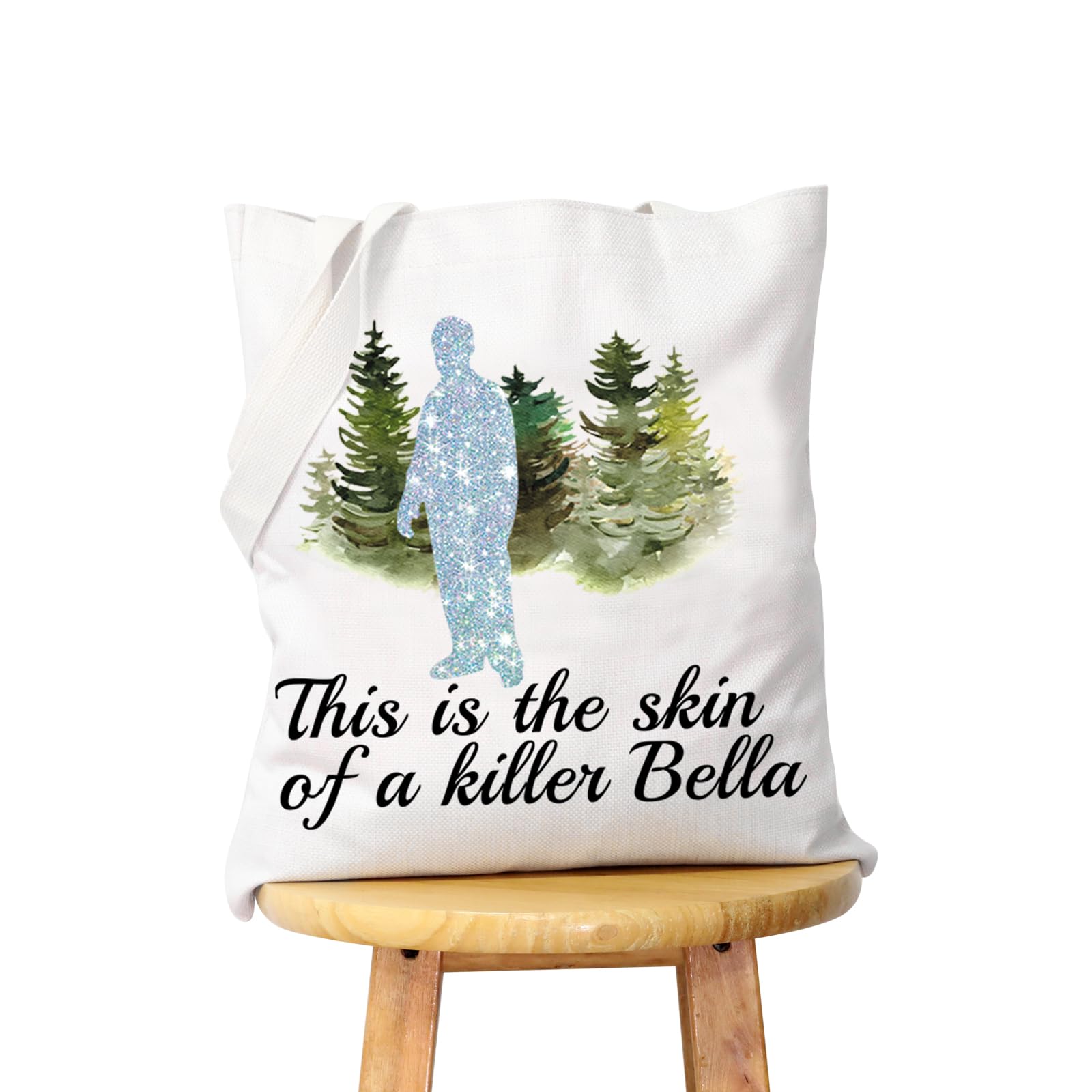 Twilight Movie Inspired 'This Is The Skin Of A Killer Bella' Zipper Pouch Makeup Bag - Perfect for Cosmetics, Travel & Twilight Fan Gifts
