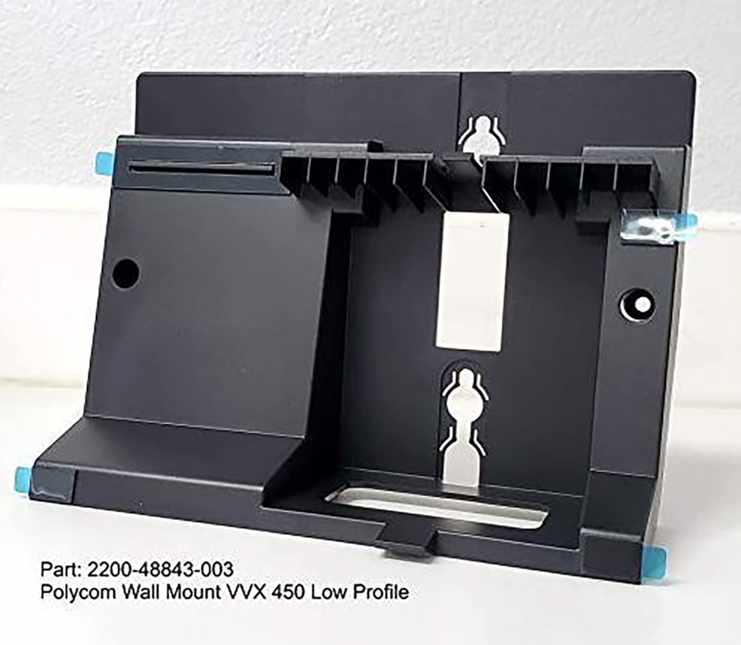 Polycom VVX 450 IP Phone Wall Mount Bracket - Secure Desk Phone Holder for Office, Home, or Conference Room Use