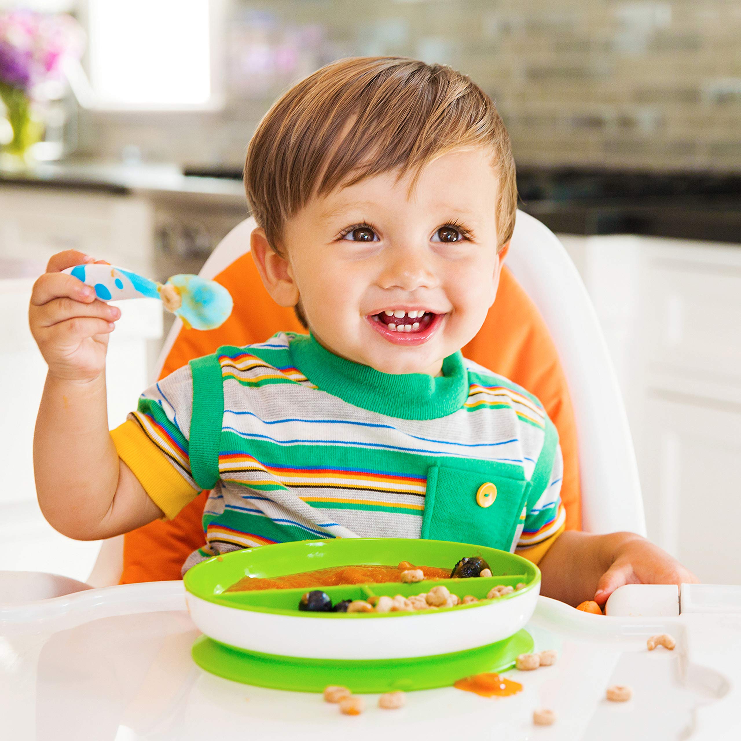 Munchkin Multi Toddler Forks and Spoons Set - 6 Piece BPA-Free Utensils for Kids | Perfect for Baby-Led Weaning, Daycare & Travel Meals