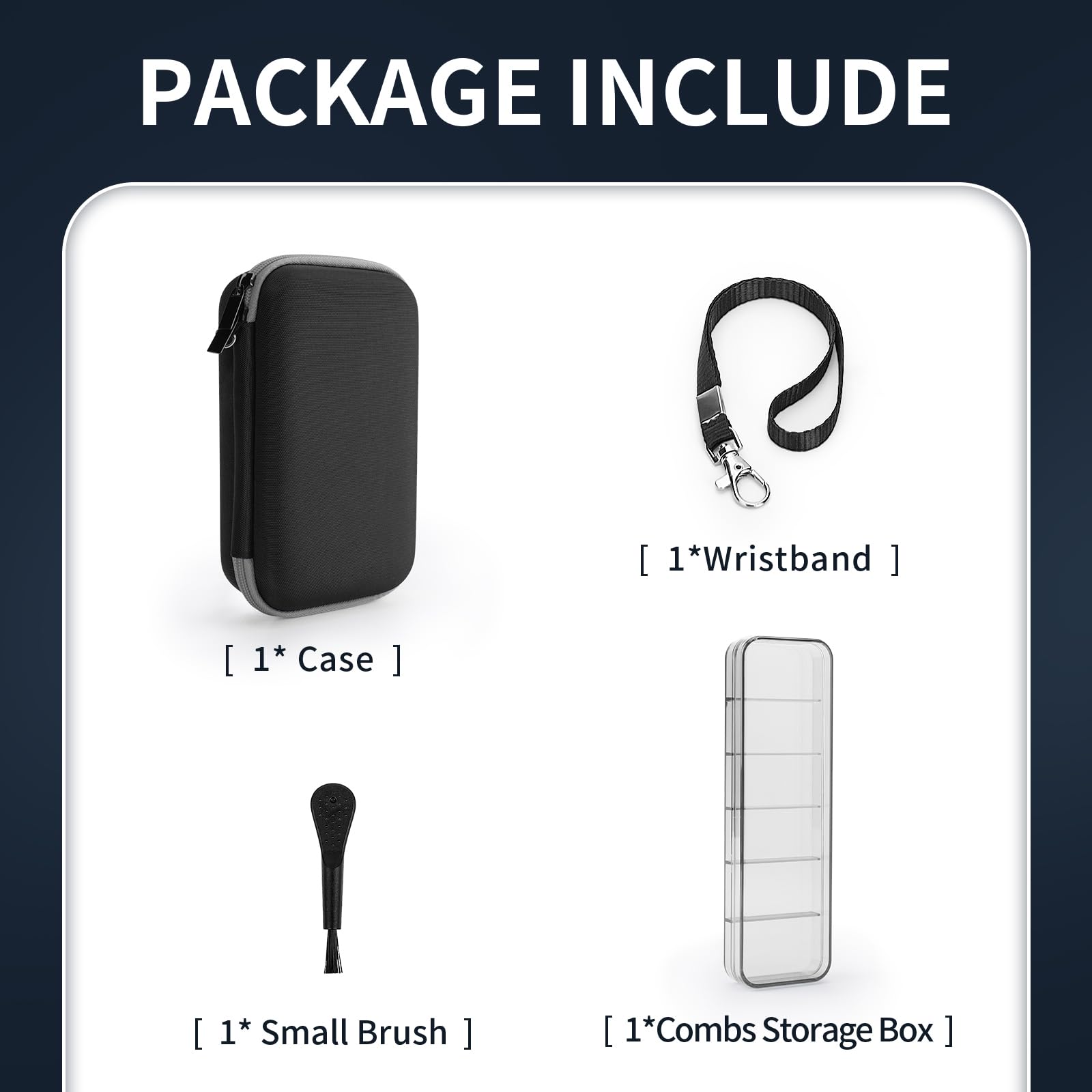 Yinke Electric Razor Case for Philips Norelco One Blade QP2520 QP2530 QP2620 QP2630 - Travel Storage Pouch for Shaving Grooming Essentials