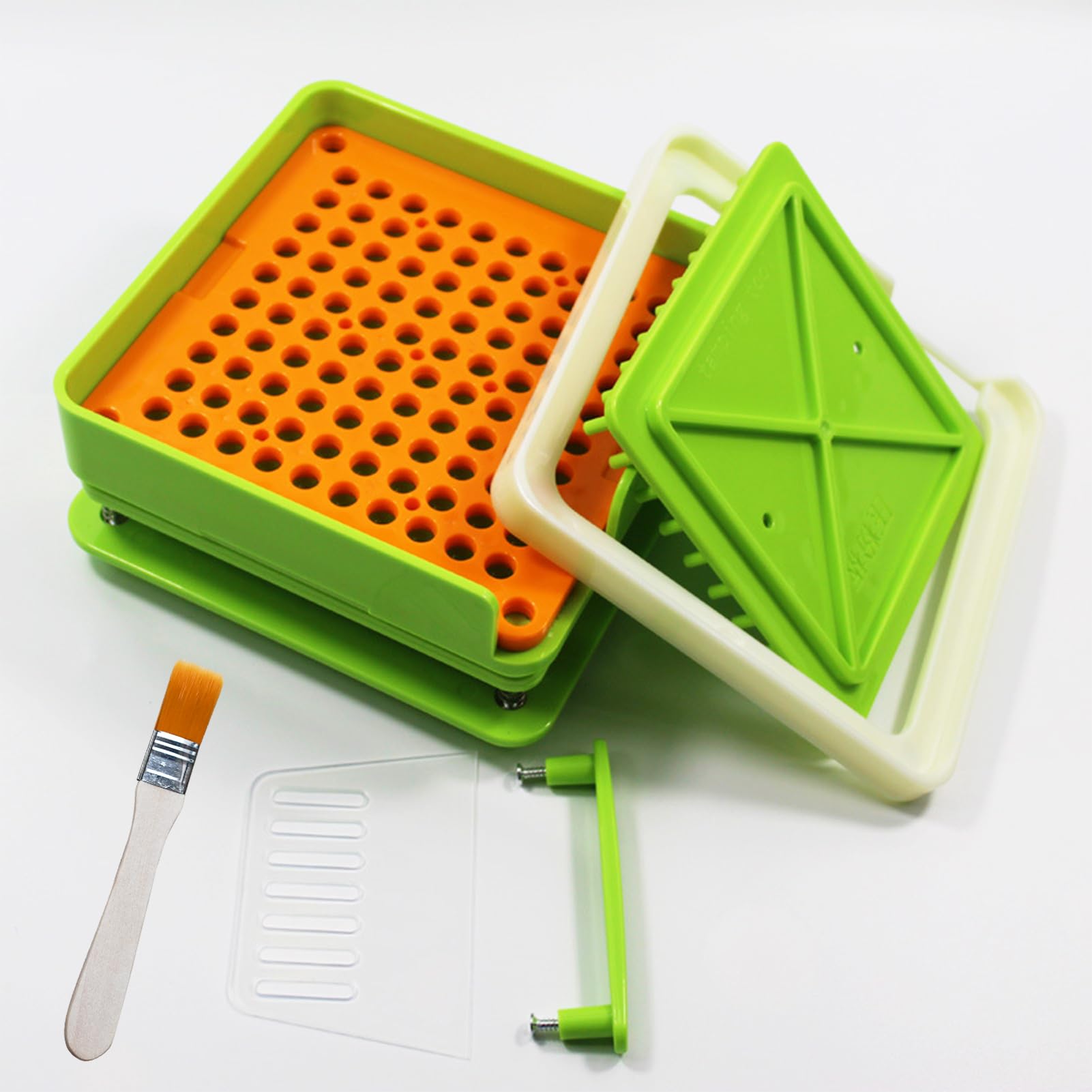 Green #0 100-Hole Lab Trays for Powder Filling Machine | Scientific Research & Pharmaceutical Applications | Perfect for Laboratory, Cosmetic & Chemical Industries