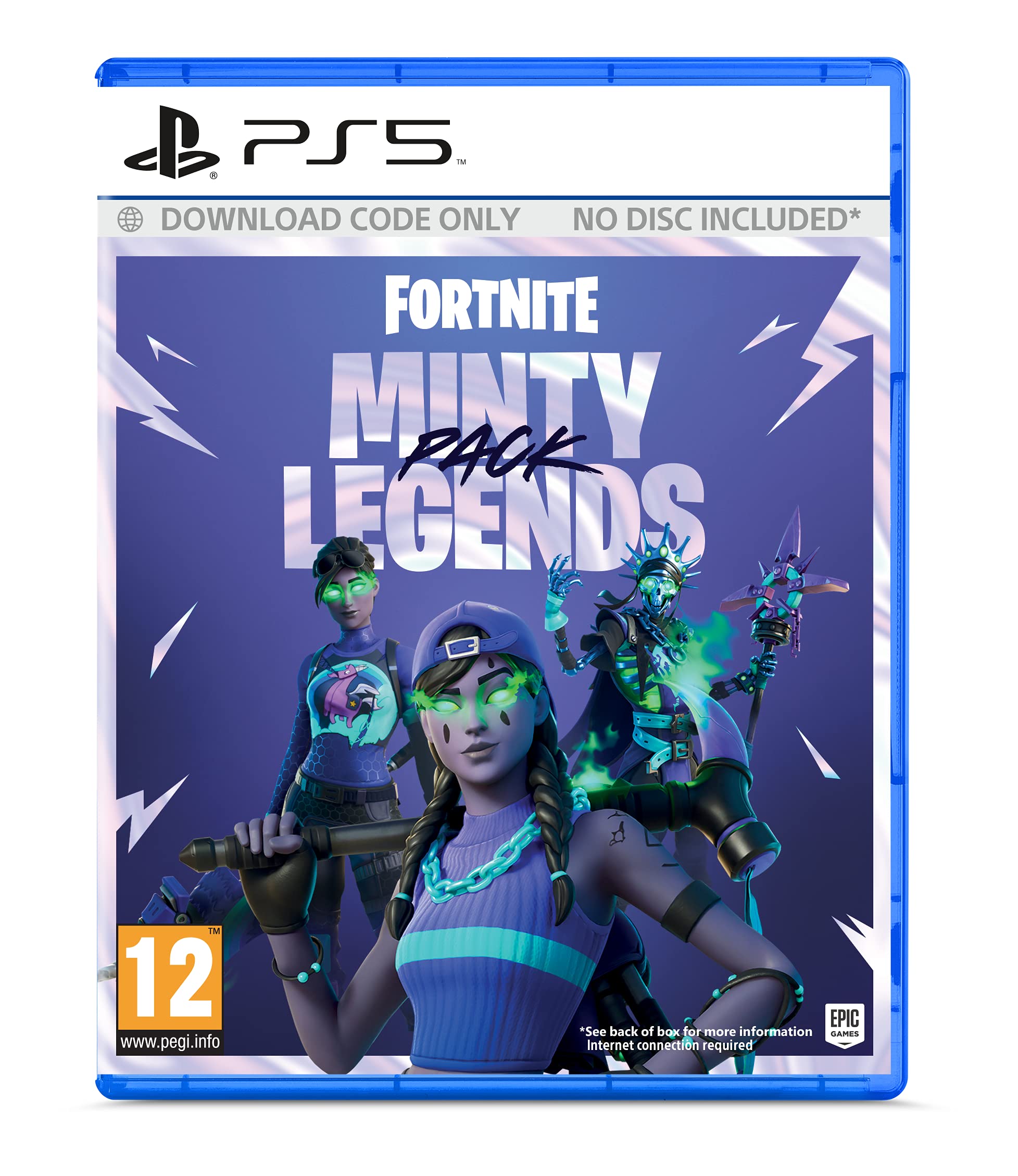 Fortnite Minty Legends Pack for PS5 - Digital Download Code Only (No Physical Game) | Perfect for Fortnite Fans & Online Gaming Enthusiasts