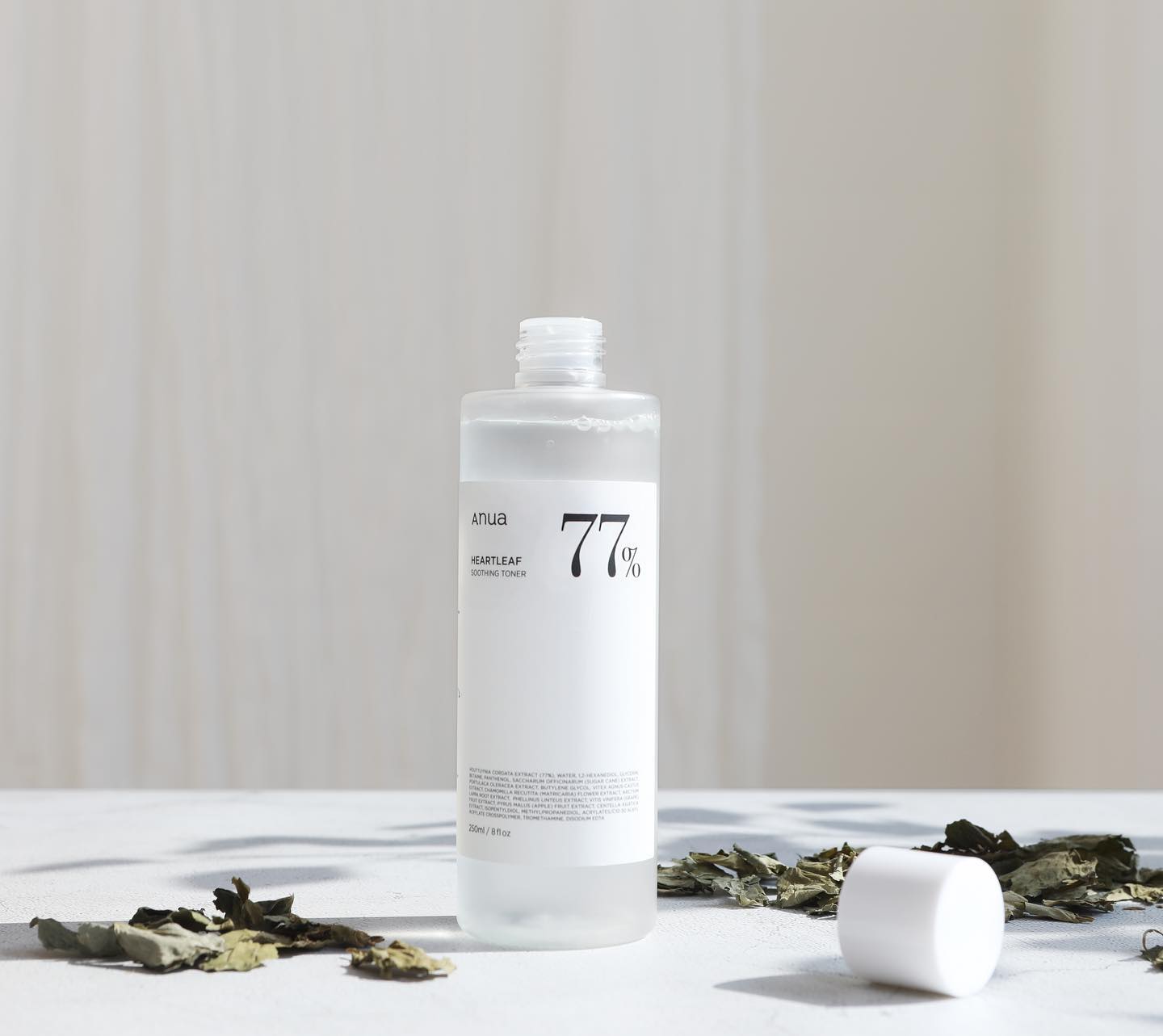 ANUA Heartleaf 77% Soothing Toner 250ml - Korean Skincare for Sensitive & Acne-Prone Skin - Hydrating & Calming Facial Toner for Daily Skincare Routine