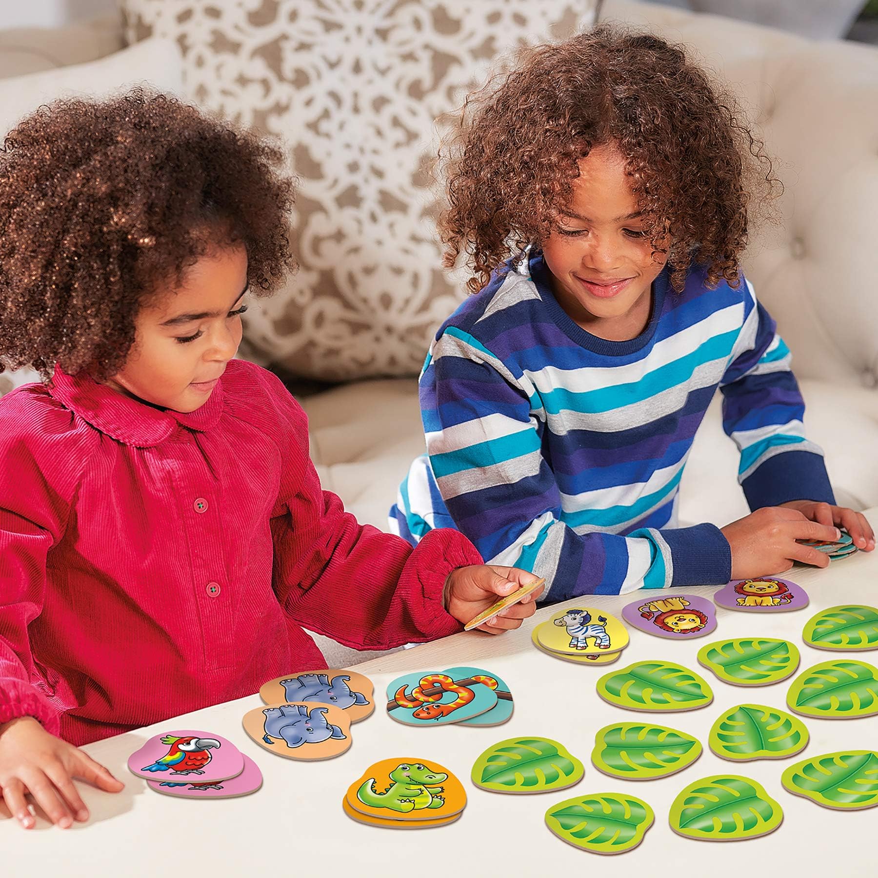 Orchard Toys Jumble Jungle Game - Fun First Matching Educational Game for Kids Age 2-5, Perfect for Preschool Learning and Family Playtime