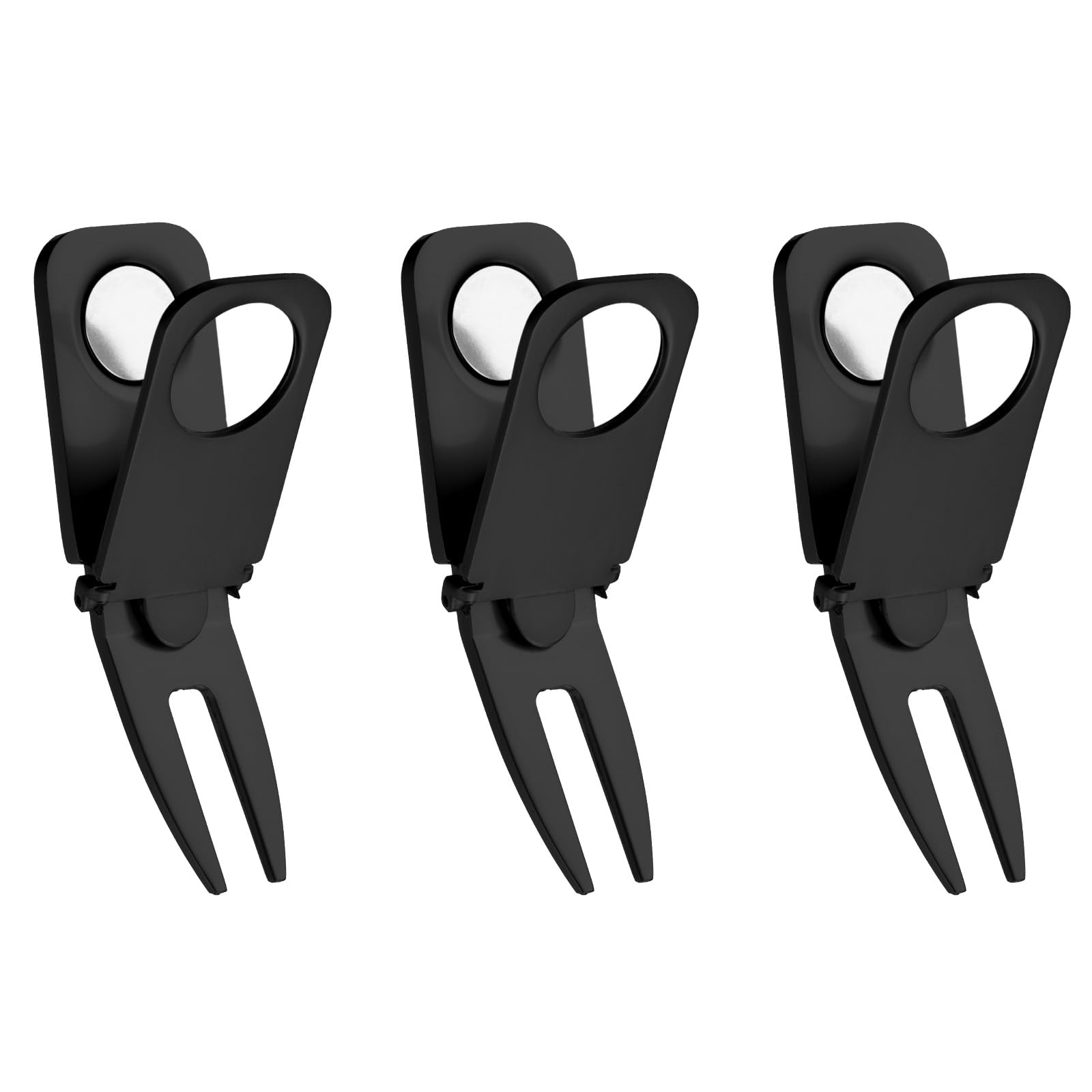 PATIKIL 3-in-1 Magnetic Golf Divot Repair Tool with Ball Marker & Holder | Durable Golf Accessories for Men | Perfect Golf Gift for Driving Range & Course Play