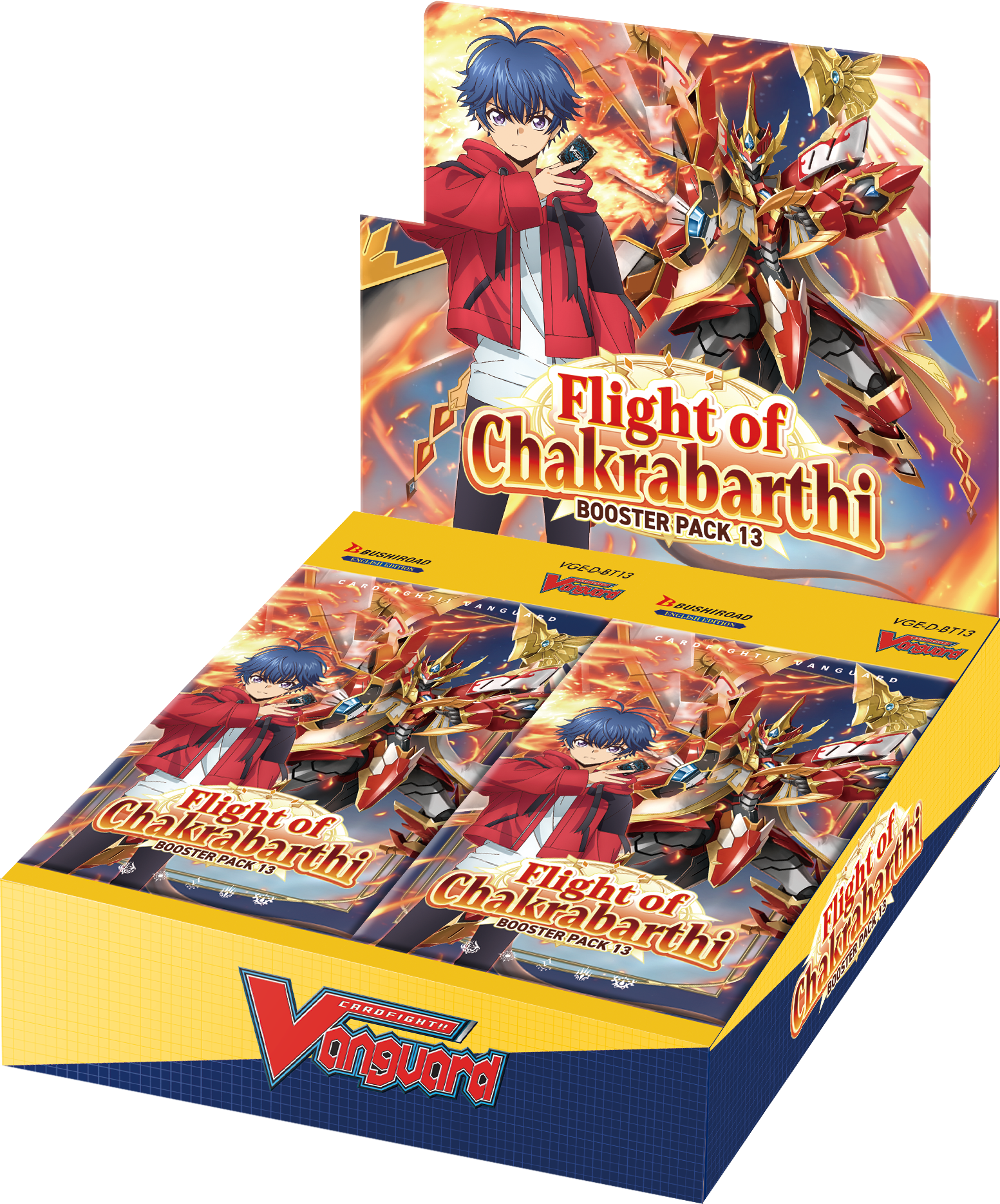 Cardfight!! Vanguard Flight of Chakrabarthi Booster Box Display Case - 20 Pack Wholesale Lot | TCG Card Game Collection & Tournament Supplies