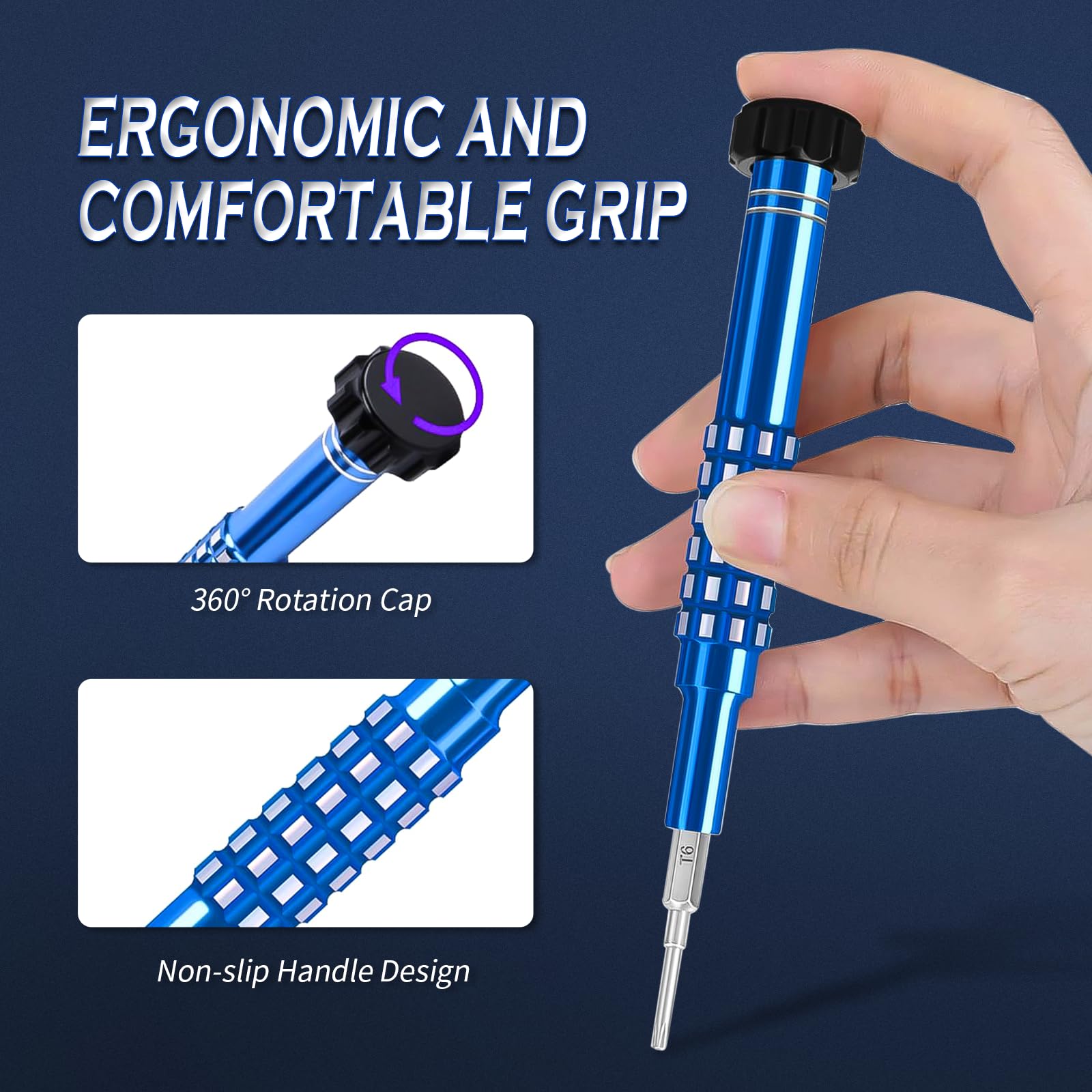 21 in 1 Professional Repair Tool Kit for Nintendo Switch/Xbox/PS3/PS4/PS5 Controllers - Includes PH000, PH00, Y1, T6H, T8H, T10H Torx Security Screwdrivers, Crowbars & Tweezers - Complete Cleaning & Maintenance Set for Gaming Consoles & Controllers - Perfect for DIY Repairs, Modifications & Routine Maintenance