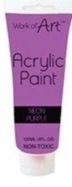 Neon Purple Acrylic Paint - Art Supplies for Canvas & DIY