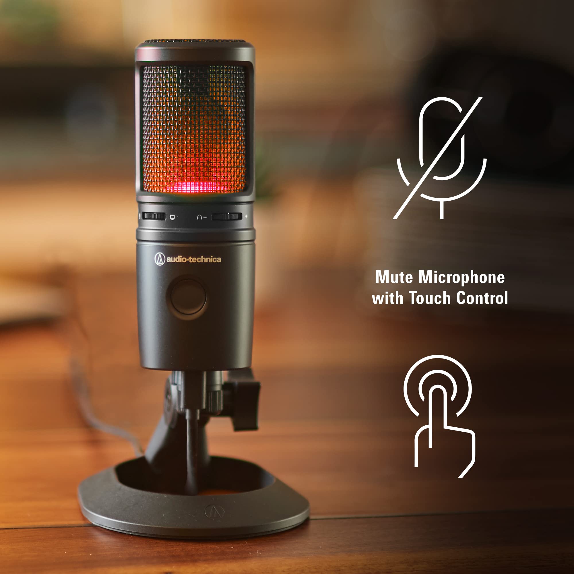 Audio-Technica AT2020USB-X Cardioid Condenser USB Microphone for Podcasting, Streaming & Recording - Professional Studio Quality (Renewed, Black) - Perfect for Home Studios, Voice Overs & Gaming Setups