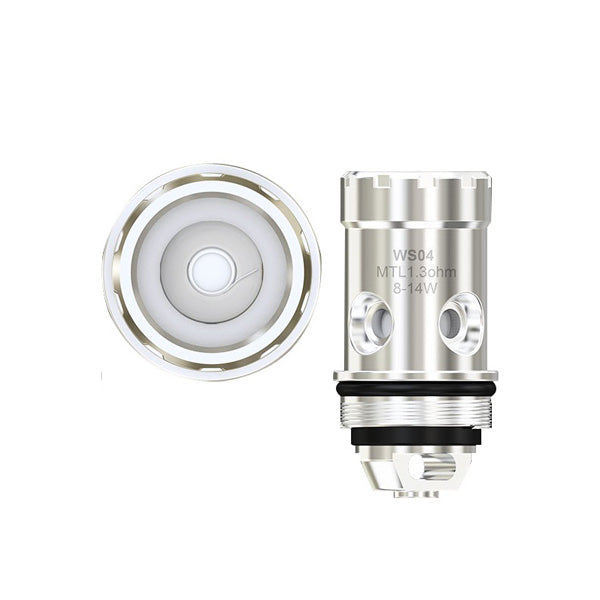 WISMEC WS Coil Replacement for Amor NS/ELABO - 5 Pack - Compatible with WISMEC Vape Tanks - Perfect for Smooth Vaping Experience at Home or On-the-Go