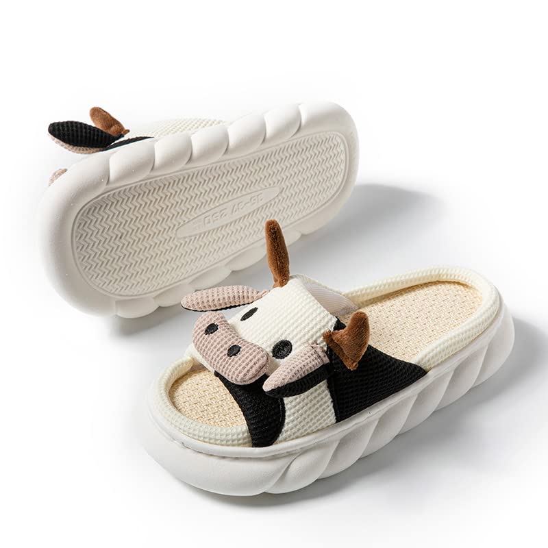 Yoroka Cartoon Slippers for Women - Cute Animal Shaped House Shoes with Thick Soft Sole, Indoor Outdoor Comfortable Slippers for Lounge, Home, Dorm & Travel