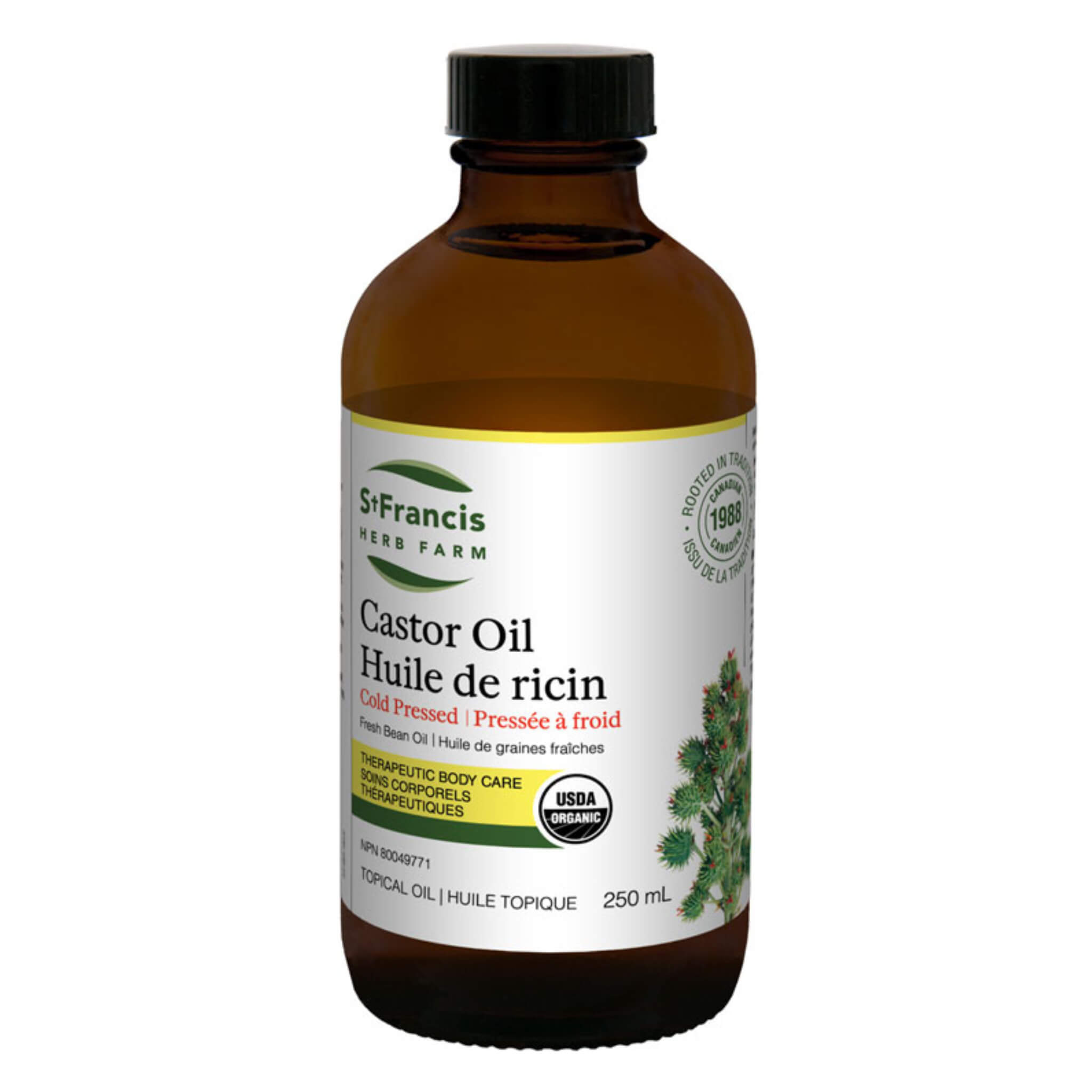 Organic Castor Oil - USDA Certified, Cold-Pressed & Hexane-Free for Hair Growth, Skin Care & Eyelash Enhancement - Perfect for DIY Beauty & Natural Remedies