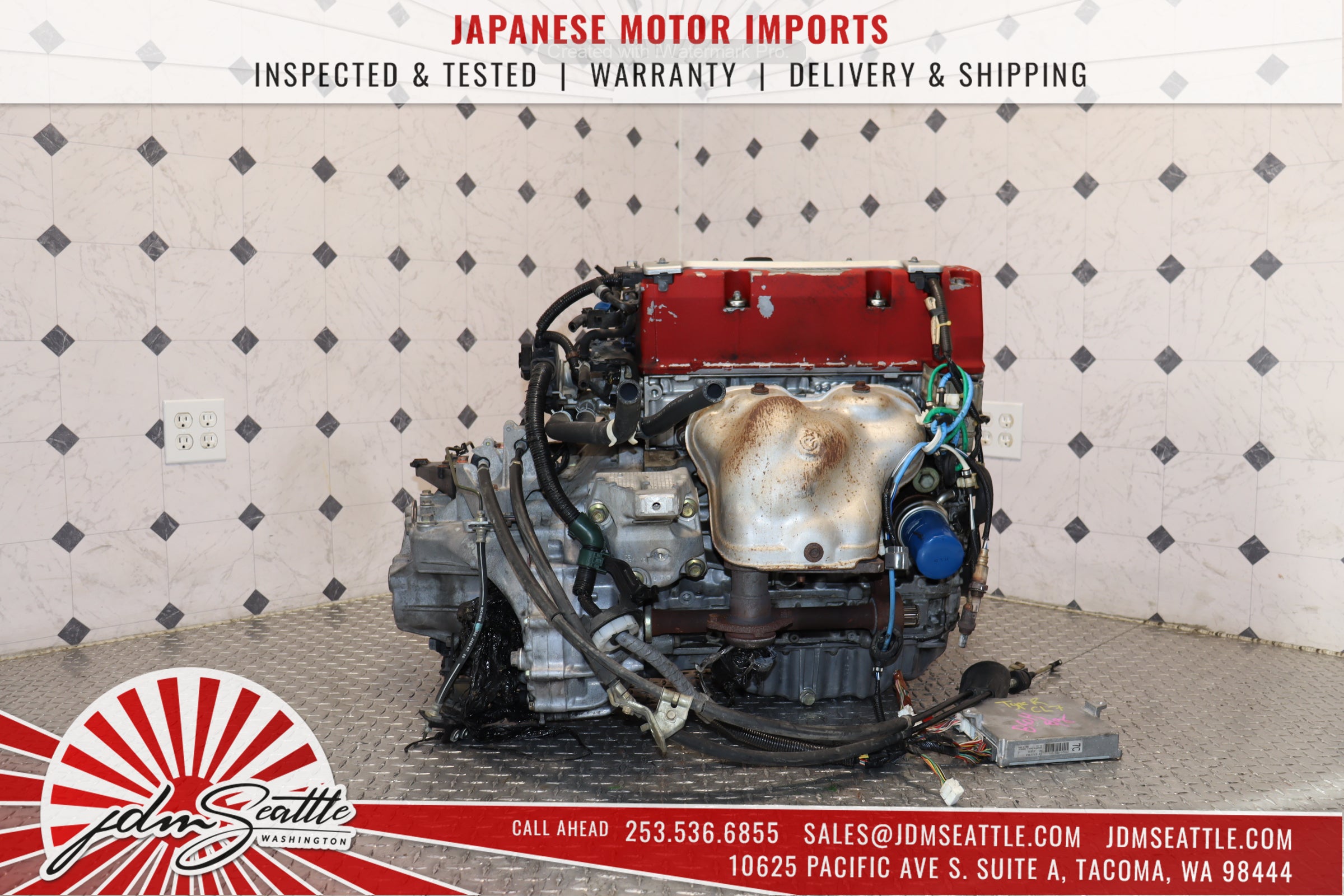 JDM K20A CL7 EURO R iVTEC 2.0L Engine with 6-Speed LSD Manual Transmission - High Performance Swap for Honda Civic, Integra, RSX | Racing & Street Tuning