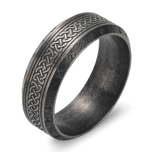 Celtic Knot&Runes-Retro Black