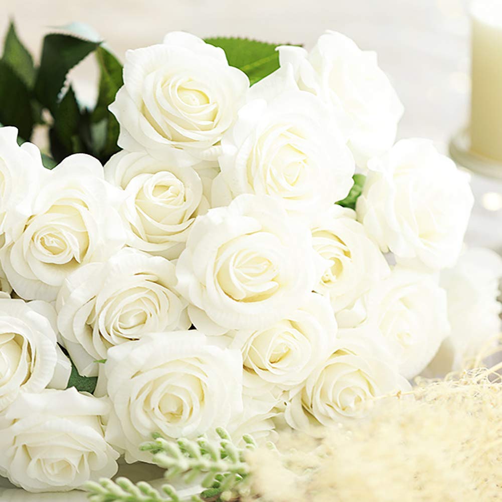 AMZALI Realistic Artificial Roses - 24