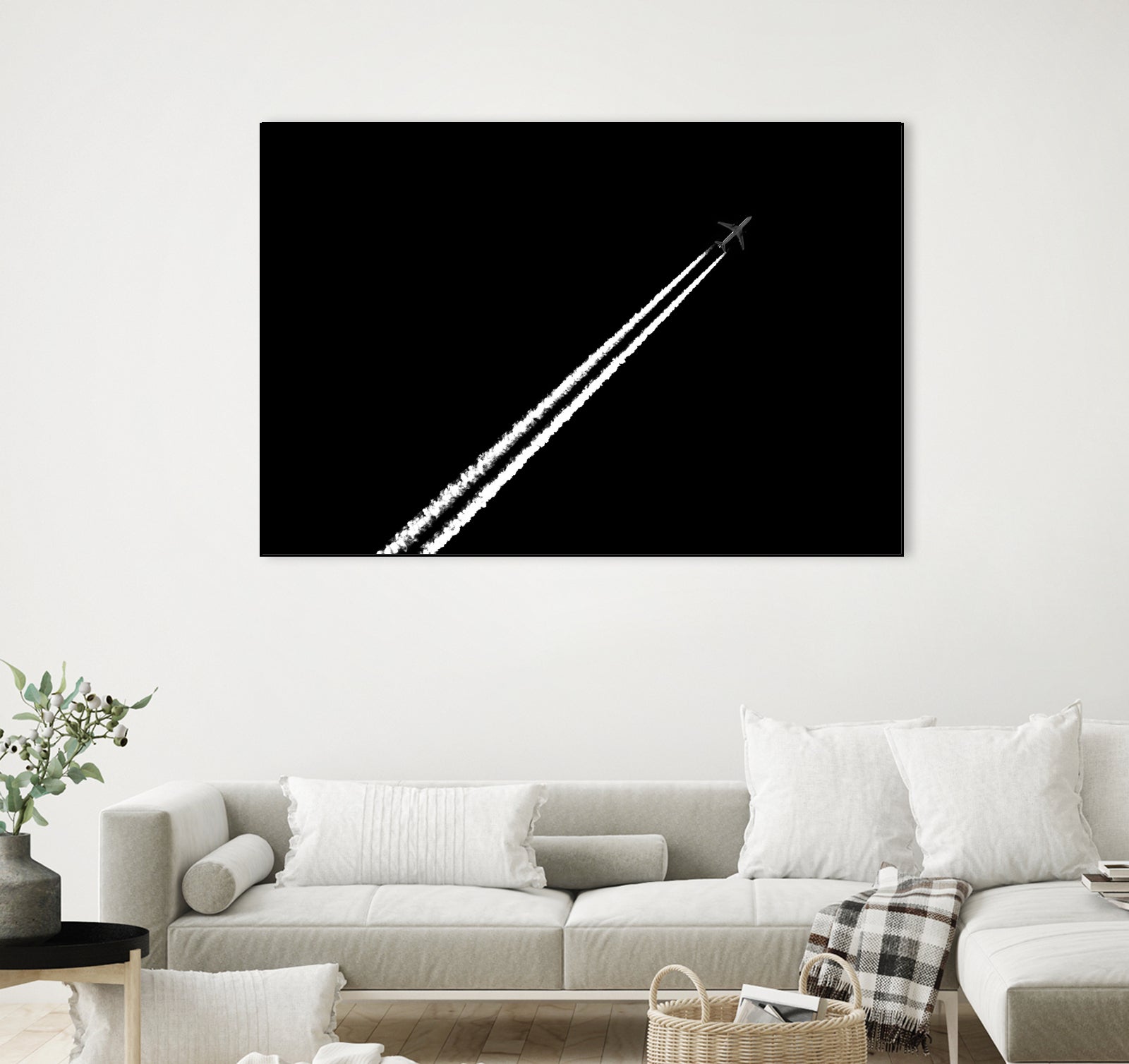 Black and White Home Decor - Modern Minimalist Wall Art for Living Room, Bedroom & Office - Perfect for Interior Design and Gifts