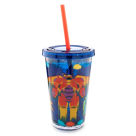 Disney Big Hero 6 Stainless Steel Tumbler with Lid and Straw - 20oz Insulated Travel Mug for Kids, Hot & Cold Drinks - Perfect for School, Sports, and Outdoor Activities
