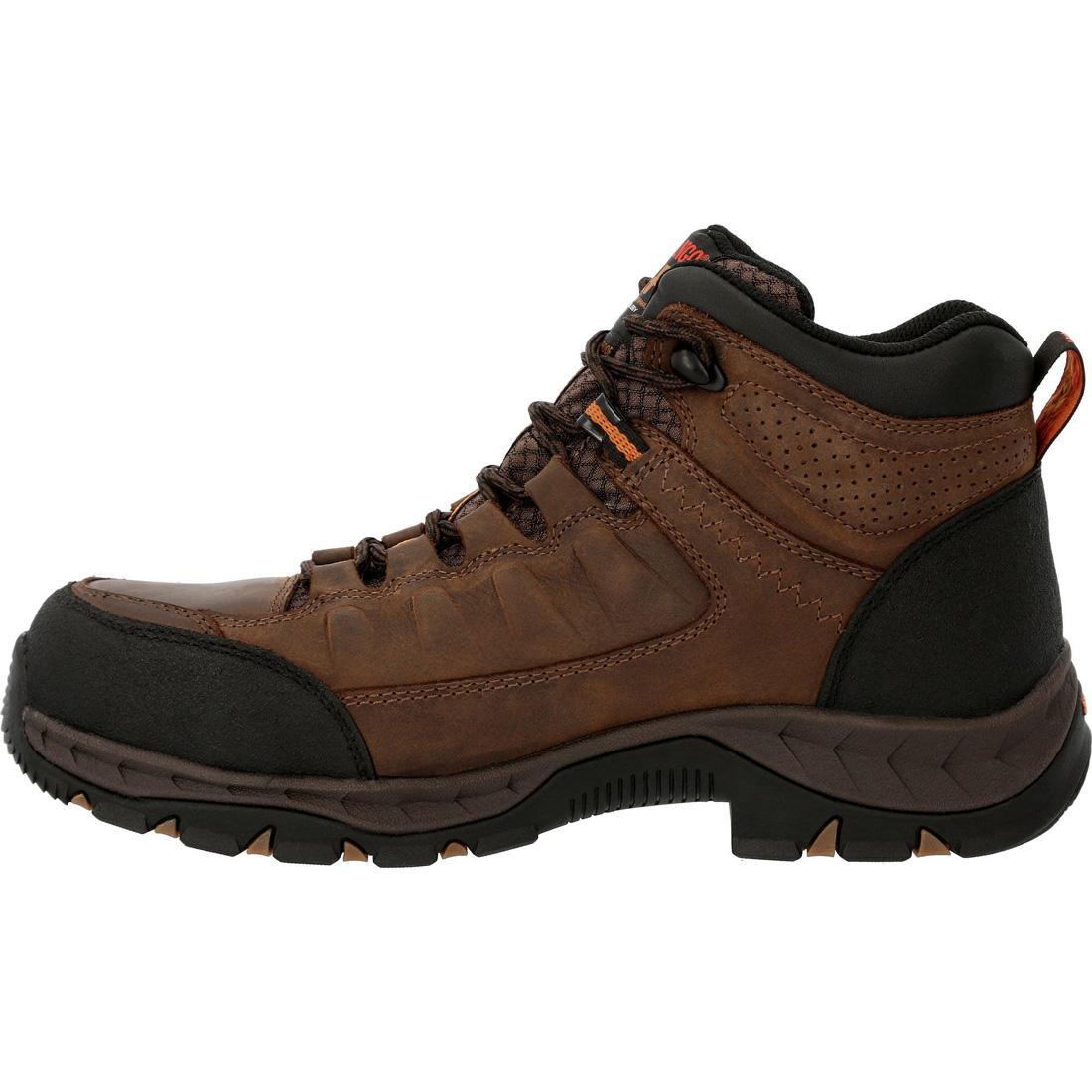 Renegade XP Timber Brown Alloy Toe Waterproof Hiking Boots for Men - Durable Work & Outdoor Shoes for Construction, Hunting & Hiking
