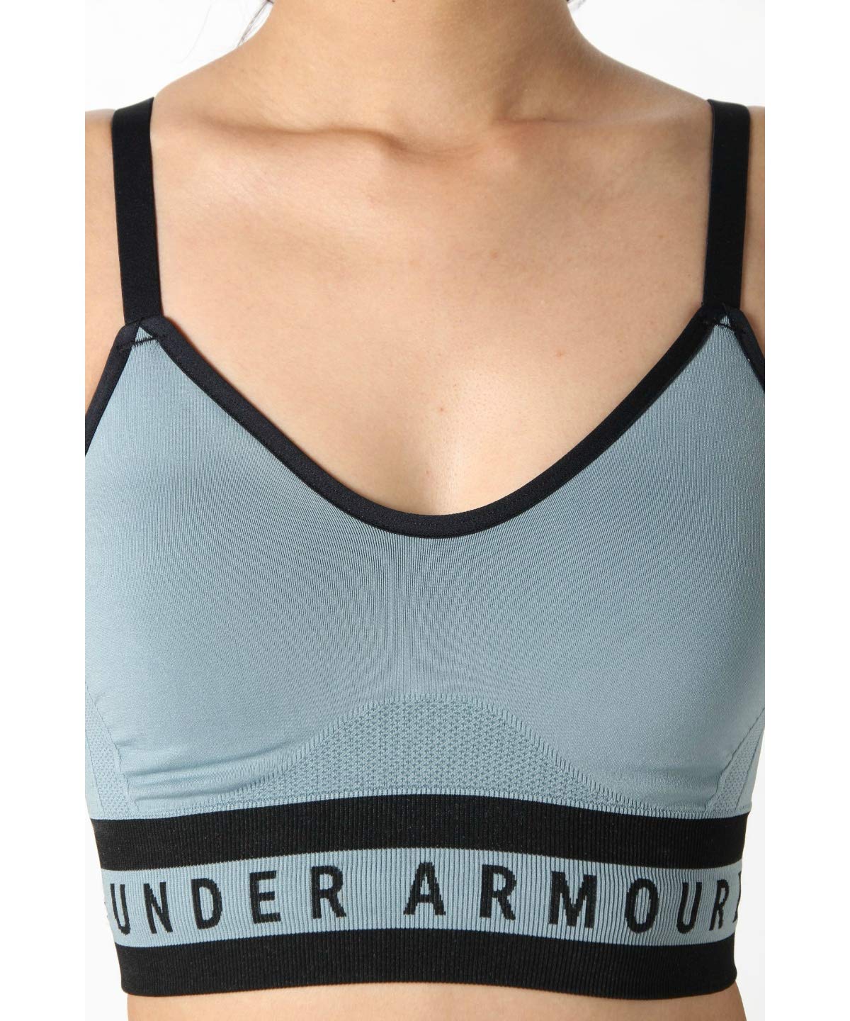 Under Armour Women's Seamless Longline Sports Bra - High Support Workout Top for Running, Yoga & Gym - Breathable Comfort for Active Lifestyles