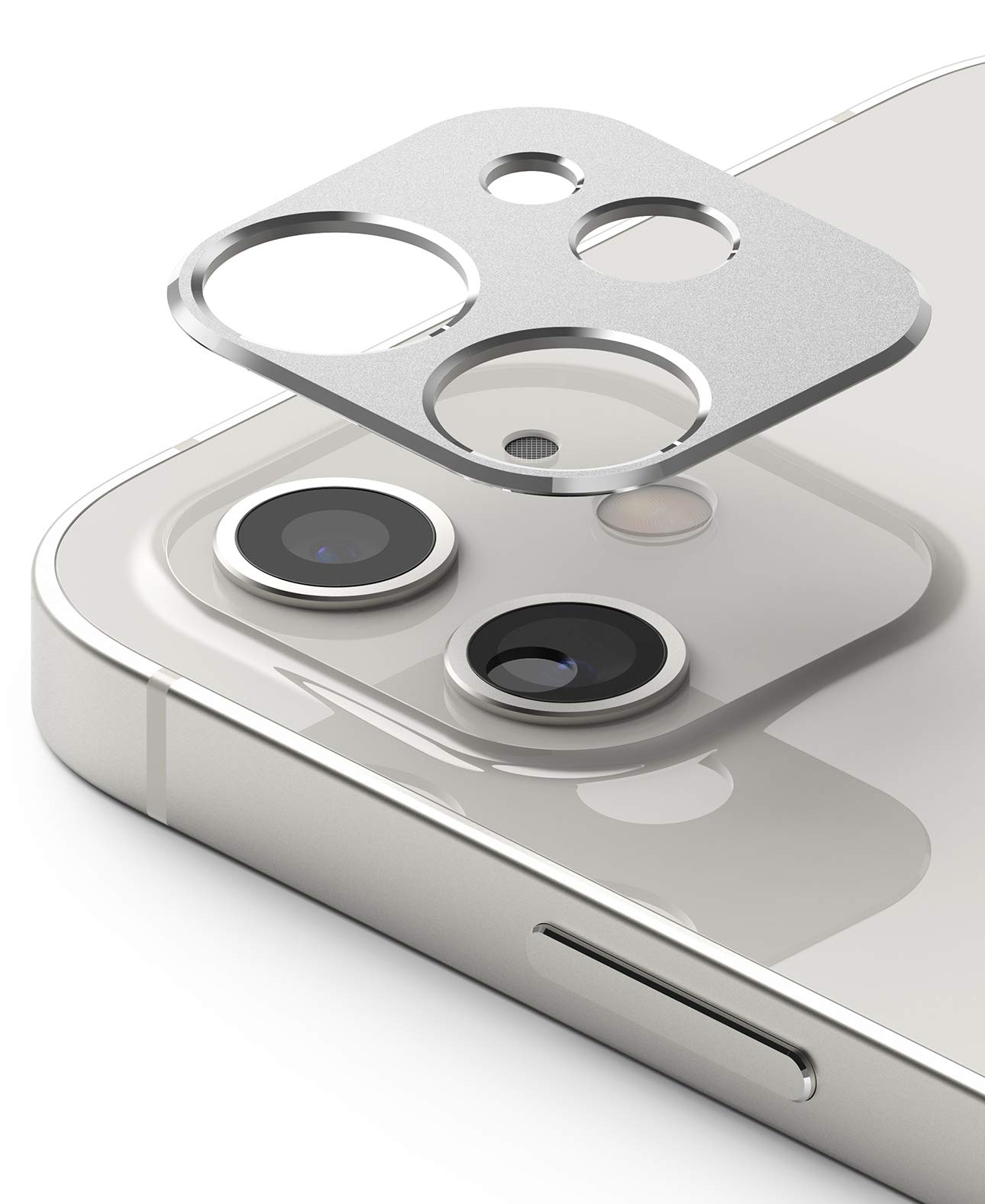 Ringke iPhone 12 Camera Lens Protector - Silver | HD Clear Protection | Scratch-Resistant Cover | Perfect for Outdoor Photography & Travel