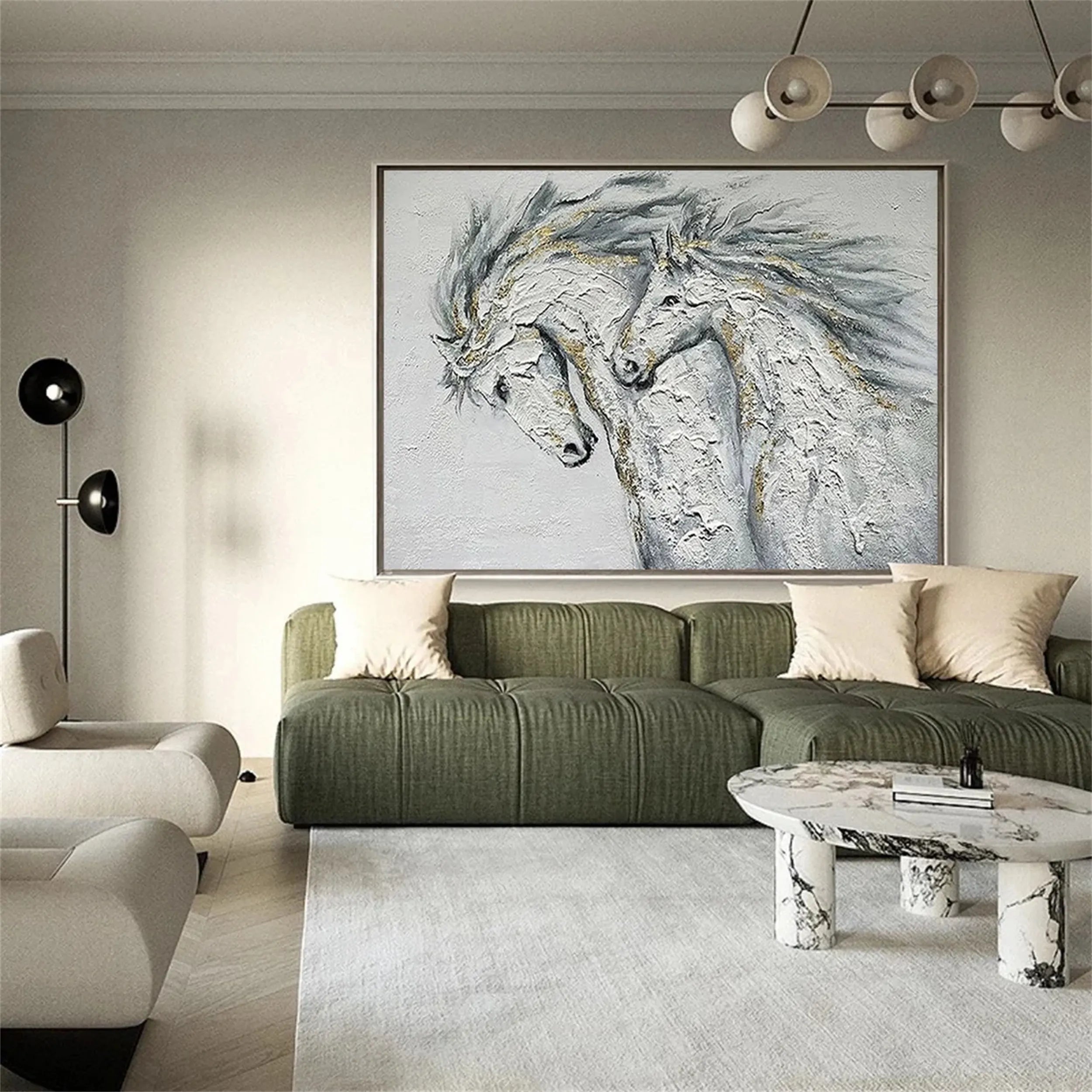 Animal Art Painting #AP047 - Handmade Canvas Wall Decor for Living Room, Bedroom & Office - Unique Wildlife Artwork for Home & Gifts