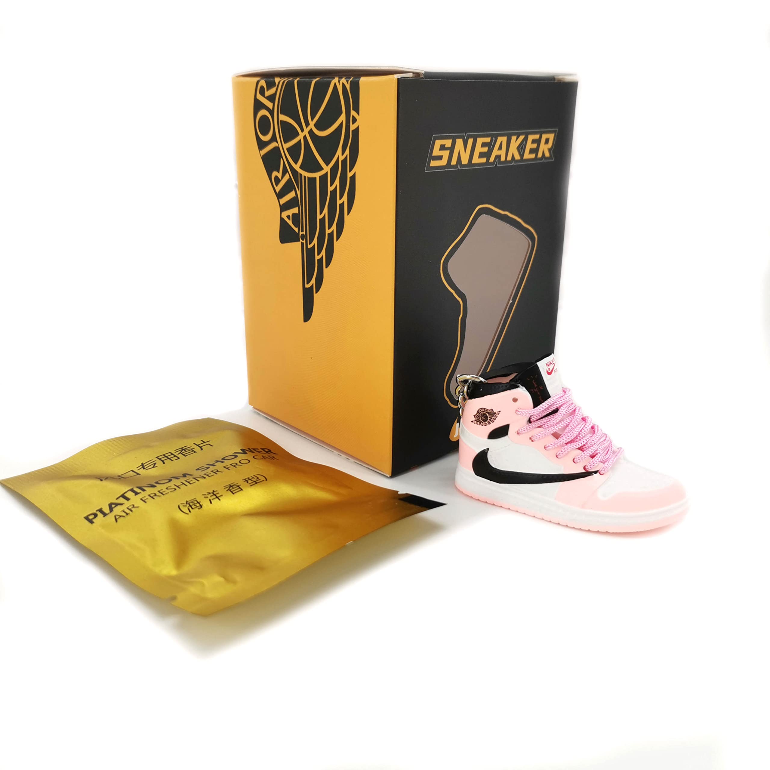 3D Shoe Model Car Air Freshener - Vent Clip Fragrance for Cars - Sneaker Themed Auto Accessories & Decor - Perfect for Sneakerheads, Car Enthusiasts & Gift Giving (TYPE 11)