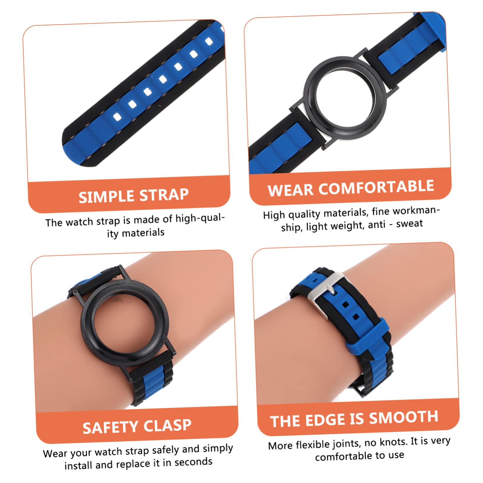 ARTIBETTER 3-Pack Silicone Watch Band Replacement Straps - Soft Durable Wristbands for Apple Watch Series 8/7/6/SE/5/4/3/2/1 - Perfect for Workouts, Running, Swimming & Everyday Wear