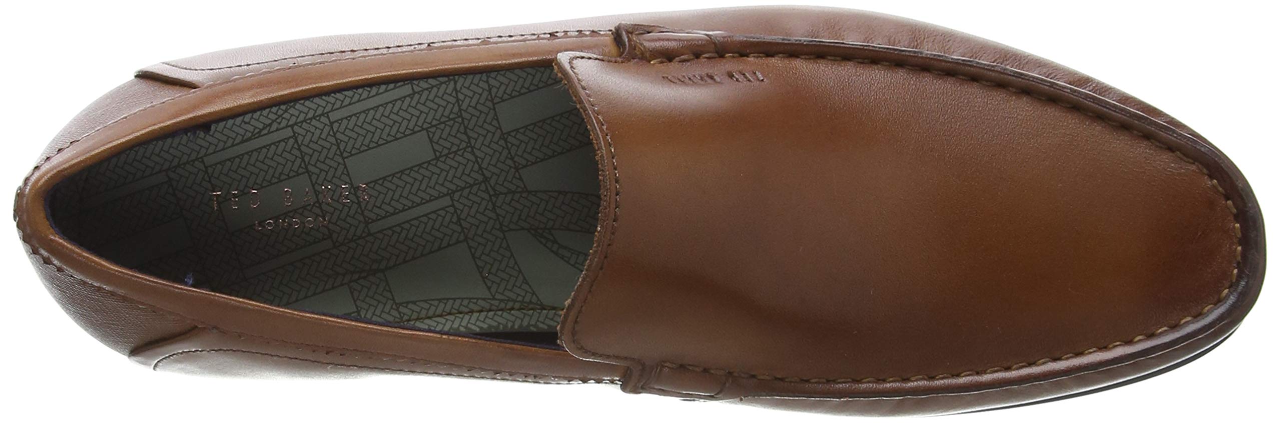 Ted Baker Men's Genuine Leather Loafers - Comfortable Slip-On Dress Shoes for Business & Casual Wear | Perfect for Office, Weddings & Formal Events