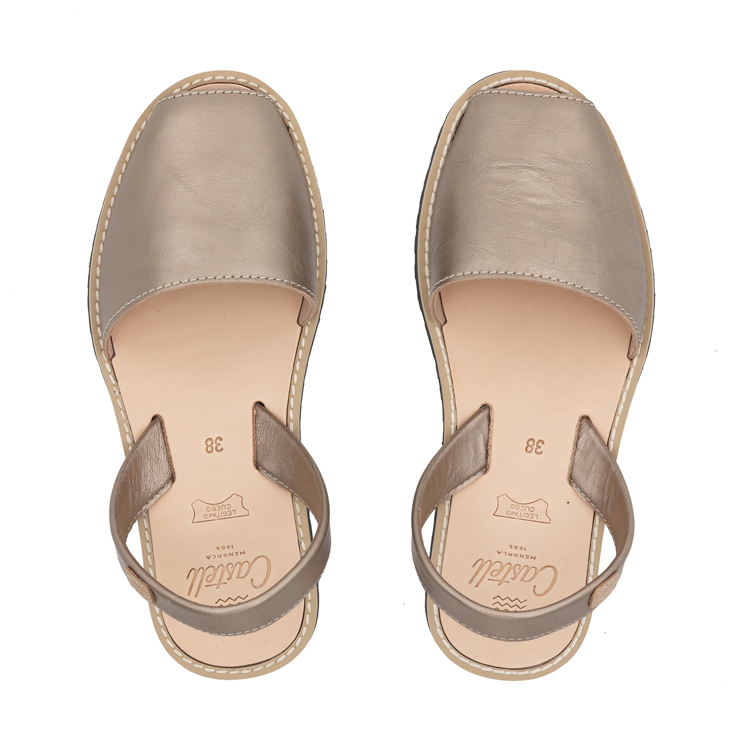 Madona 1056 Women's Metallic Leather Sandals - Comfortable & Stylish Footwear for Summer, Beach, and Casual Outings