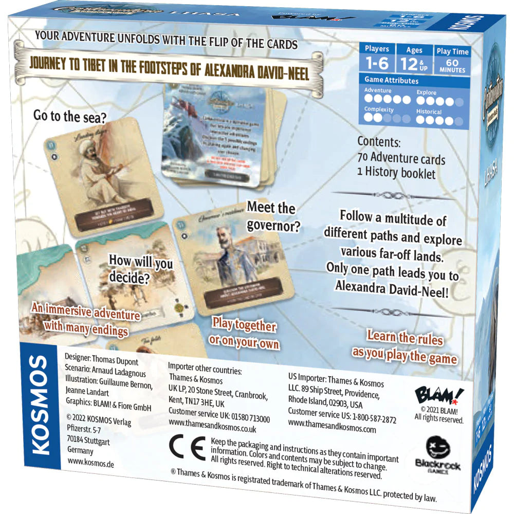 Cartaventura: Lhasa - Adventure Travel Board Game for Adults & Families | Explore Tibet & Solve Mysteries | Perfect for Game Nights & Travel Enthusiasts