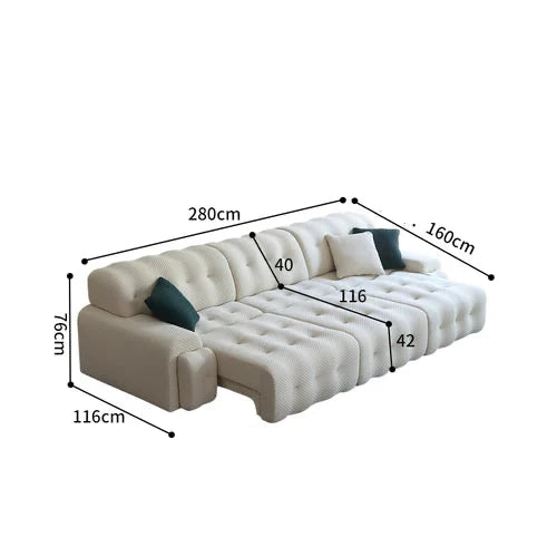 Divano Lazy Sofa Bed - Convertible Folding Futon for Living Room, Bedroom & Small Spaces | Comfortable Lounge Chair & Guest Bed for Apartments