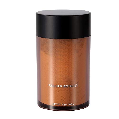 Natural Hair Building Fibers for Men & Women - Instant Thickening Hair Powder to Conceal Baldness & Thinning Hair (#6 Dark Brown) - Long-Lasting, Water-Resistant for Daily Use at Work, Dates & Special Events