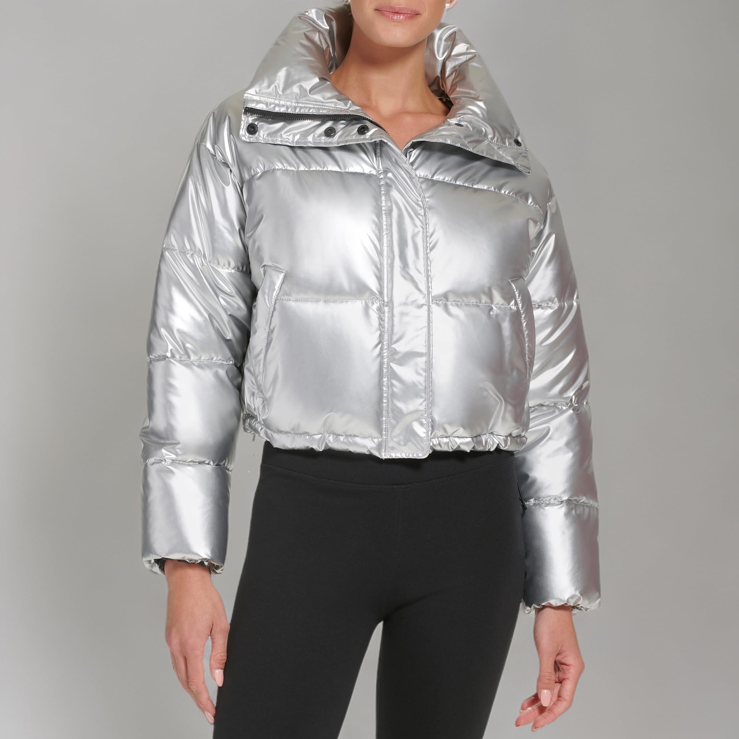 DKNY Women's Sport Hooded Roebling Fleece Jacket - Lightweight Warm Winter Outerwear for Running, Hiking & Casual Wear