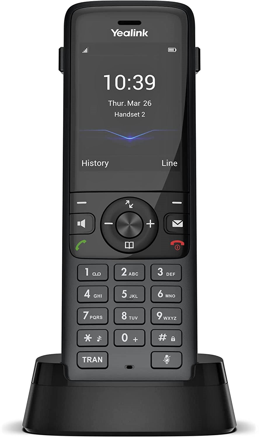 Yealink W78H DECT Wireless Handset for Office & Home - Cordless Phone with HD Voice, Long Battery Life - Perfect for Business Calls, Remote Work & Home Office Use