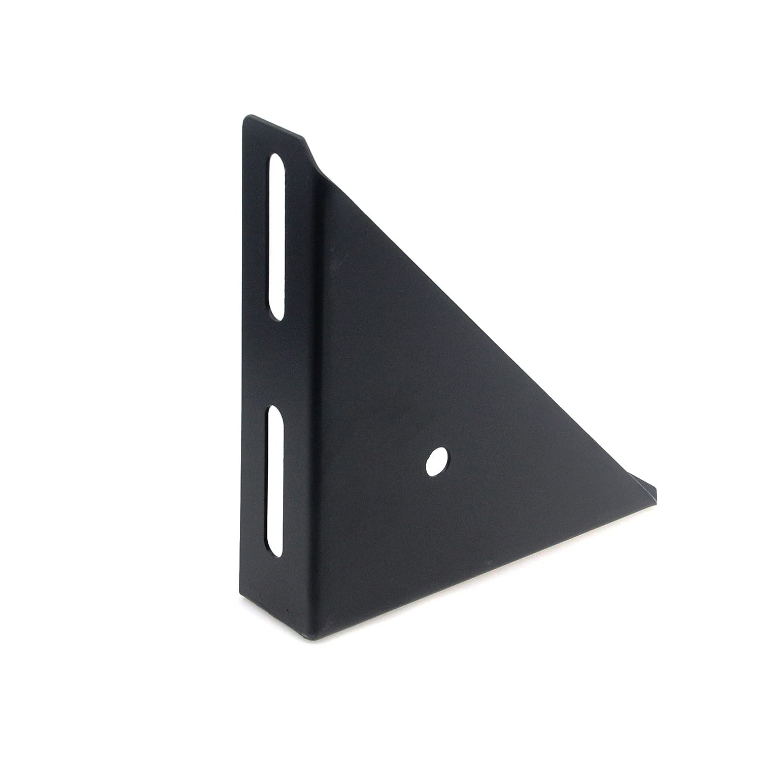 4pcs 9.5-Inch Heavy Duty Triangle Corner Brackets - 260lbs Max Load Black Metal Furniture Braces for Bed Frame, Cabinet, Cupboard & Storage Box - Perfect for Home, Office & DIY Furniture Reinforcement