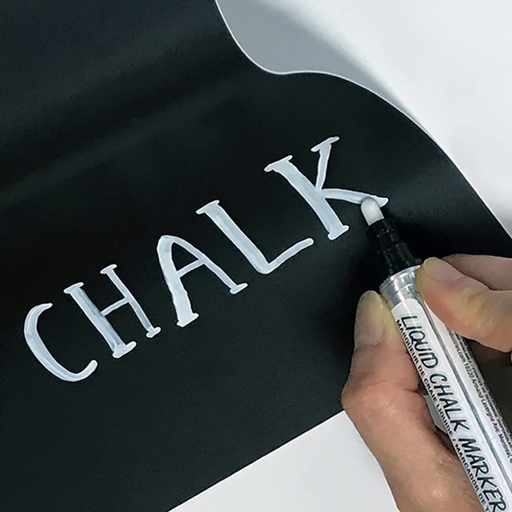 Premium Carmel Liquid Chalk Marker - Medium Tip, Light Blue - Non-Toxic, Vibrant & Erasable - Perfect for Restaurants, Cafes, Whiteboards & DIY Crafts