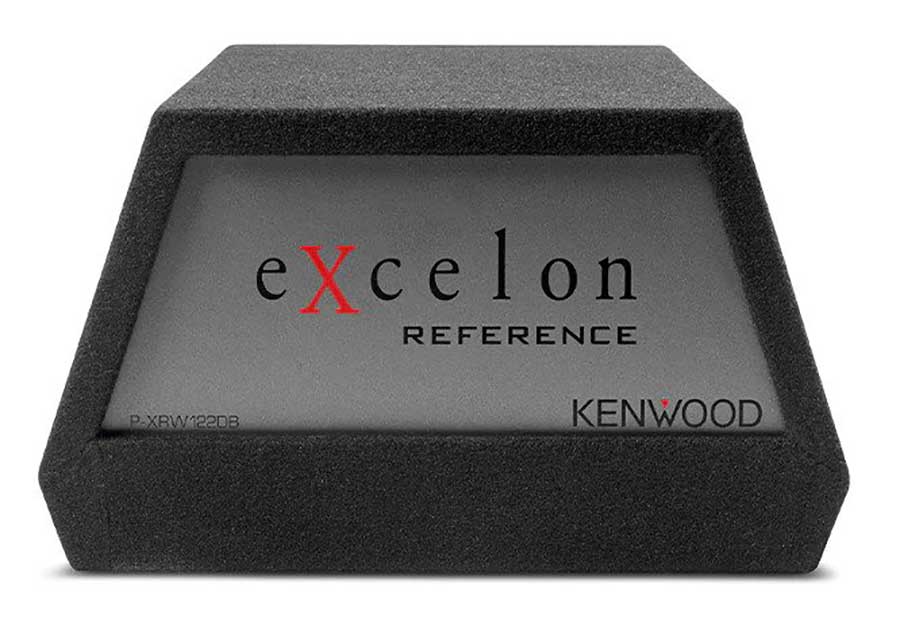 Kenwood Excelon P-XRW122DB 12-Inch 1200W Oversized Car Subwoofer with Sealed Down-Firing Enclosure - Premium Bass for Trucks, SUVs & Car Audio Systems