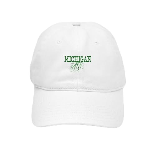 White - Michigan Roots Cap