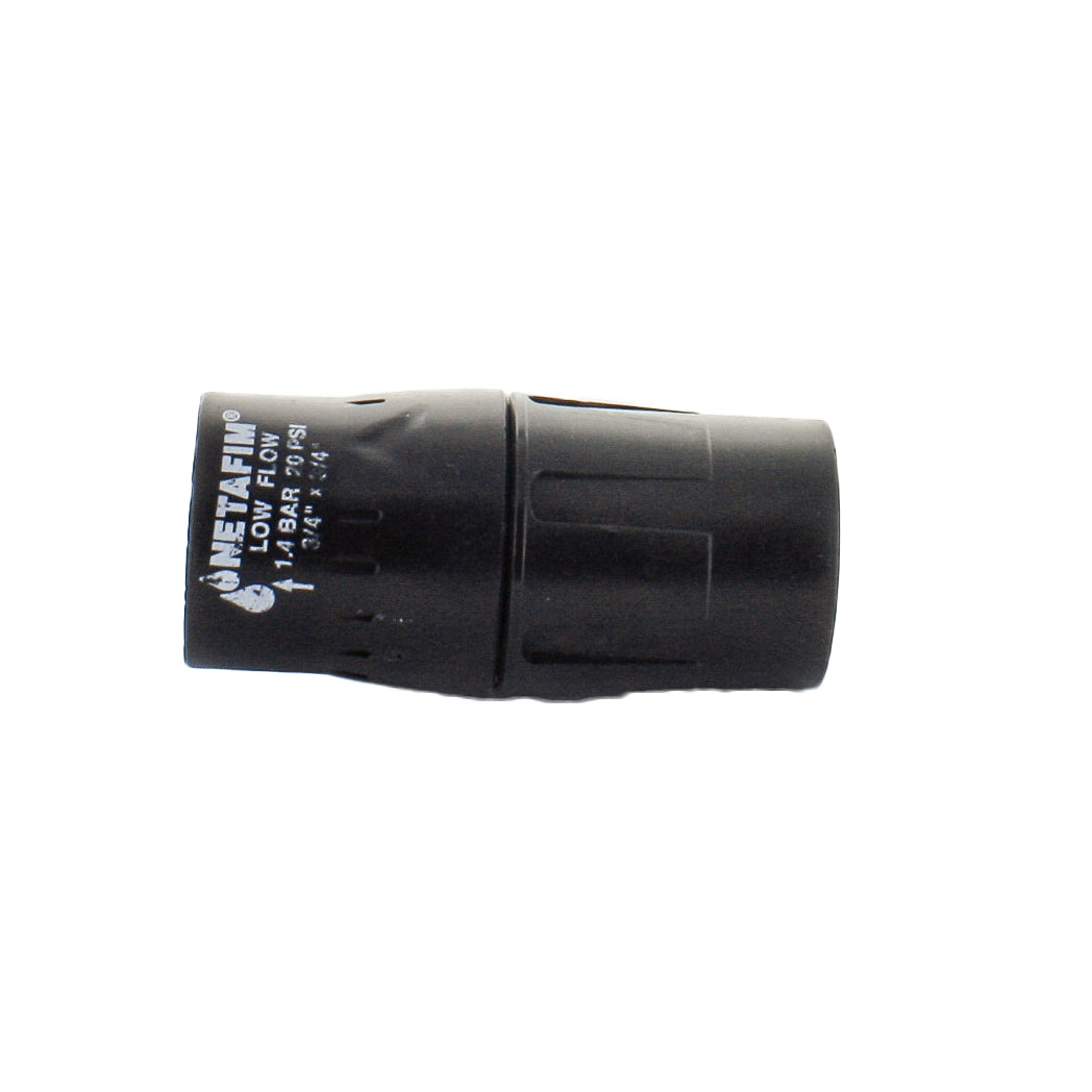 Netafim PRV075LF25V2K 3/4 Inch Low Flow 25psi Pressure Regulator for Drip Irrigation Systems & Garden Watering