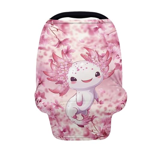 Axolotl Pink Floral