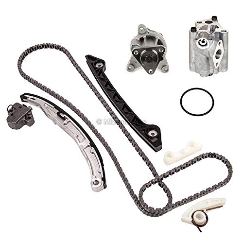 Mizumo Auto MA-9761259258 Timing Chain Kit with Oil Pump & Water Pump - Compatible with Ford Escape, Fusion, Mazda, Mercury 2.3L Engine - Perfect for Engine Repair & Maintenance