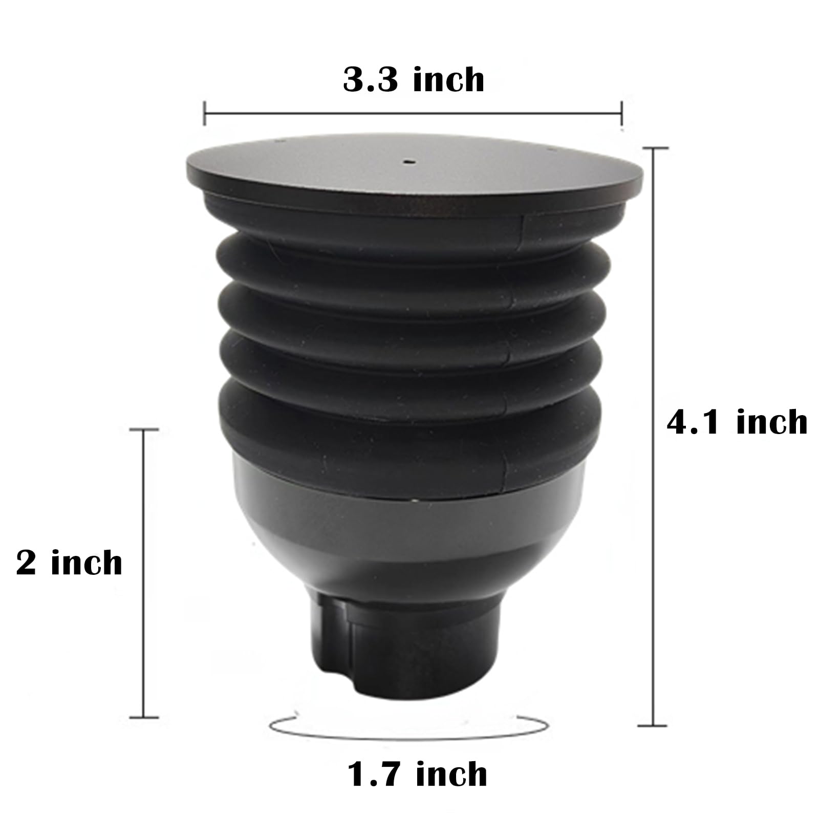 Single Dose Hopper with Silicone Bellow & Aluminum Lid - 2-in-1 Coffee Grinder Accessory for Eureka Mignon MMG - Hand Pressure Bellow for Easy Cleaning & Grounds Collection - Perfect for Home & Coffee Shops - Ideal for Espresso, Pour Over & French Press Brewing