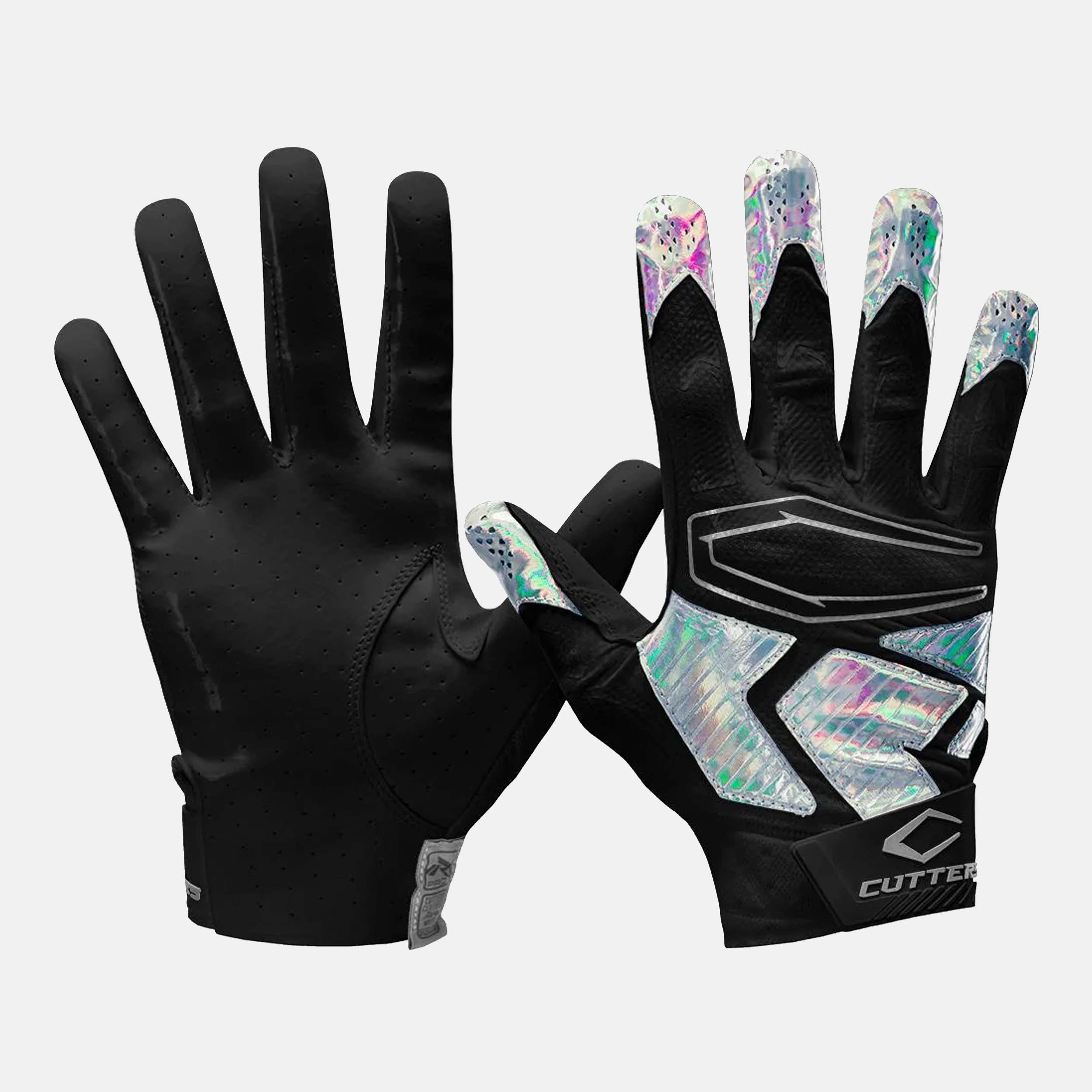 Black/Iridescent Silver