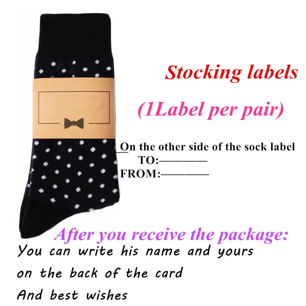 Premium Cotton Crew Socks for Men - Comfortable Wedding & Groomsmen Gifts (Sizes 9-13) - Ideal for Christmas, Formal Events & Everyday Wear - 100% Breathable Dress Socks for Office, Parties & Special Occasions