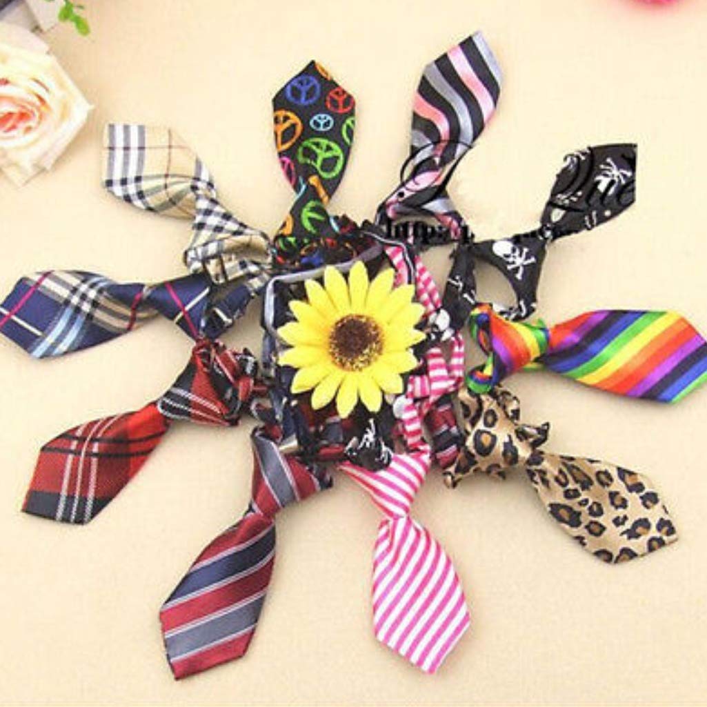 Stylish MUNCHOS Dog & Cat Bow Tie Collar - Adjustable Pet Necktie for Grooming, Puppy Fashion (1PC, Random Color/Print) - Perfect for Weddings, Parties & Photo Shoots