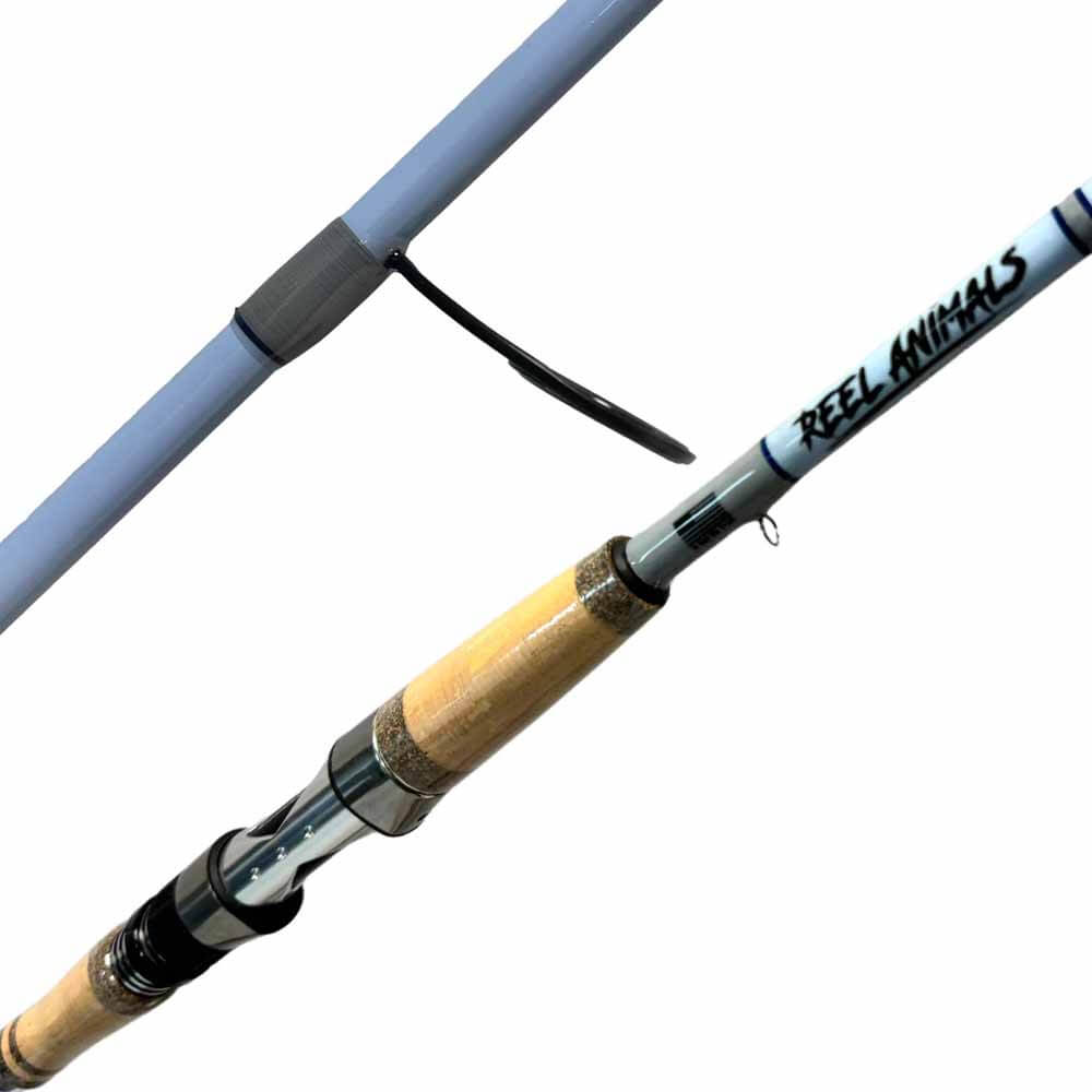 Bull Bay Reel Animals Spinning Rod - Premium Saltwater Fishing Rod for Surf & Offshore Angling - Perfect for Catching Redfish, Snook & Tarpon
